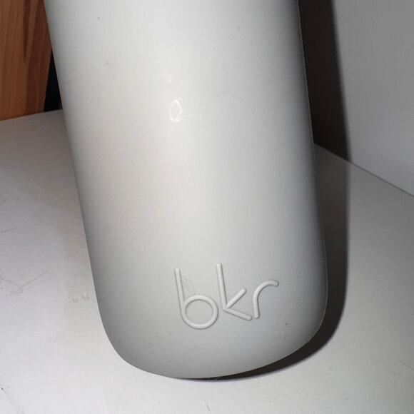BKR Gray Little Bottle Reusable Glass Dishwasher Safe Removable Silicone Sleeve - Picture 3 of 5